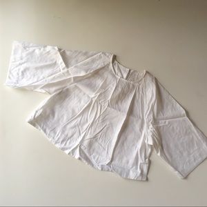 Apiece Apart Roberta white crop top